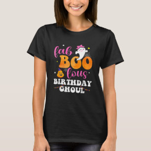 Camiseta Halloween Aniversário Fabuloso Ghoul Fab BOO Lous