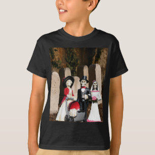 Camiseta Halloween assustador.