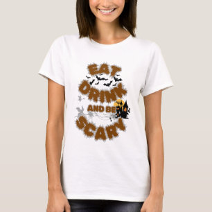 Camiseta Halloween assustador