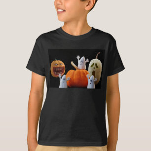 Camiseta Halloween assustador.