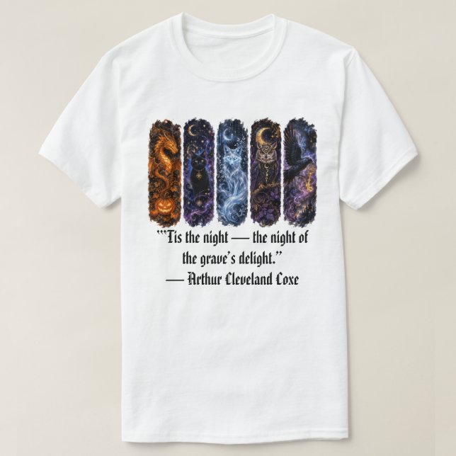 Camiseta Halloween Assustador (Frente do Design)