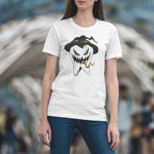 Camiseta Halloween Assustador dos Dentes