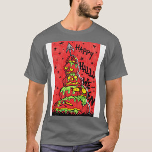 Camiseta Halloween Assustador, Impaleando Bombeiros