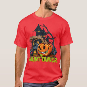 Camiseta Halloween Assustador Tema Assombrado House Haunt O