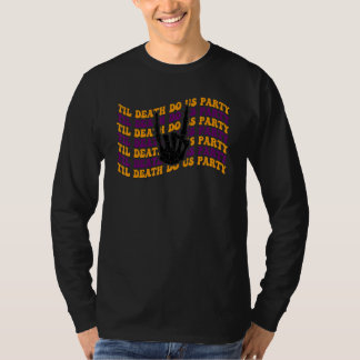 Camiseta Halloween Até Que a Morte Nos Separe Festa de Solt