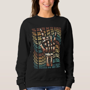 Camiseta Halloween Até que a Morte Nos Separe Festa de Solt