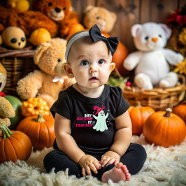 Camiseta Halloween baby haunted by cuteness