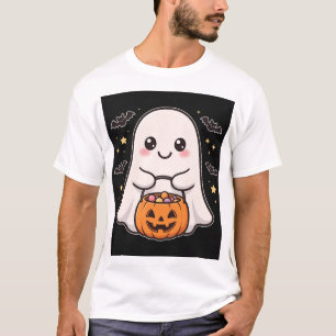 Camiseta Halloween Balde de Doces de Abóbora Fanta