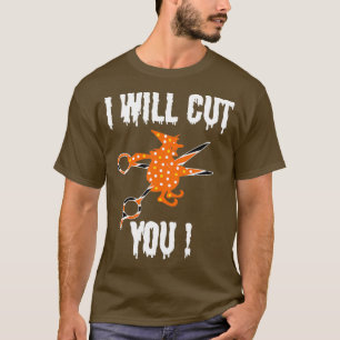 Camiseta Halloween Barber bruxaria - Figurino de Hairstylis