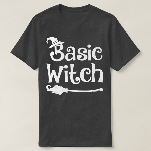 Camiseta Halloween Básico de Bruxas 800080 (Frente do Design)