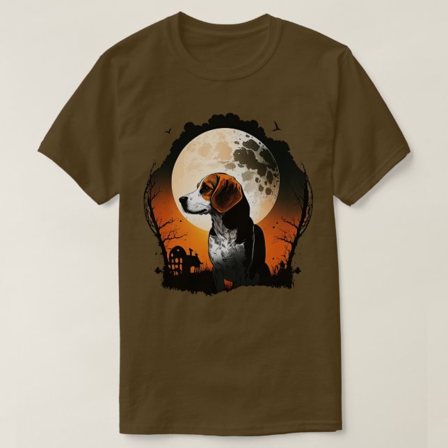 Camiseta Halloween Beagle (Frente do Design)