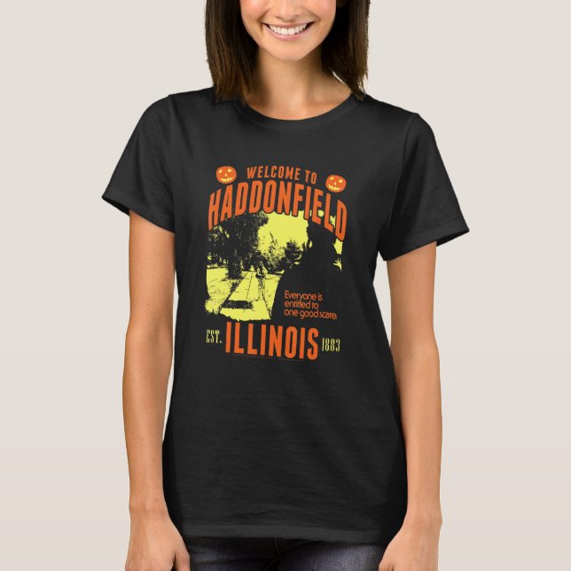 Camiseta Halloween Bem-Vindo A Haddonfield (Frente)