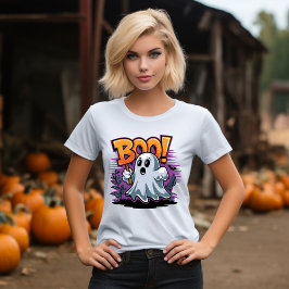 Camiseta Halloween Boo