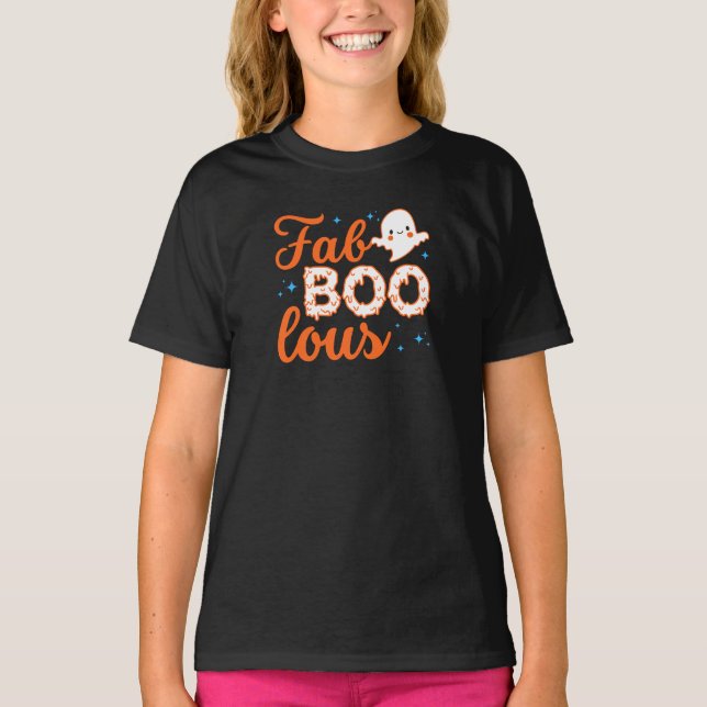 Camiseta Halloween Boo Engraçado (Frente)