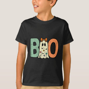Camiseta Halloween Boo Ghost Cute Costume Toddler Girls Kid