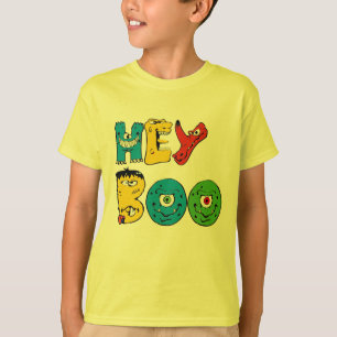 Camiseta Halloween BOO Gráfico de Carrapatos ou Tratament