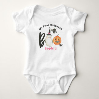 Camiseta Halloween-Boo-Spooky-Primeiro Halloween