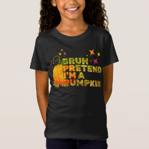 Camiseta Halloween BRUH PRETENDE QUE EU SOU UM BOMBEIRO