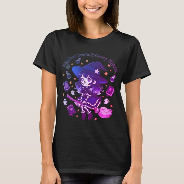 CAMISETA HALLOWEEN BRUJA (Frente)