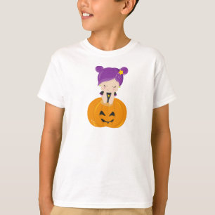 Camiseta Halloween, Bruxa, Abóbora, Boo, Truque Ou Tratamen