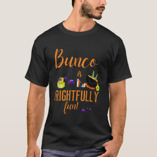 Camiseta Halloween Bunco é aranhas assustadoramente diverti
