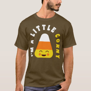 Camiseta Halloween Candy Corn Kawaii Sou Um Pouquinho Corny