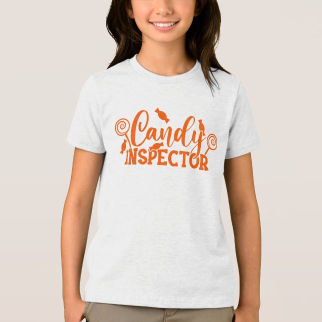 Camiseta Halloween Candy Inspetor (Frente)