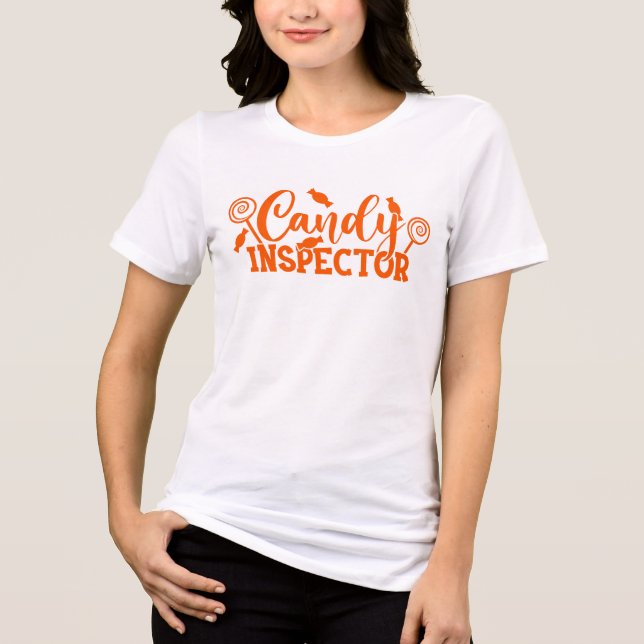 Camiseta Halloween Candy Inspetor (Frente)
