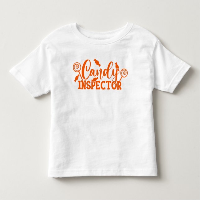 Camiseta Halloween Candy Inspetor (Frente)