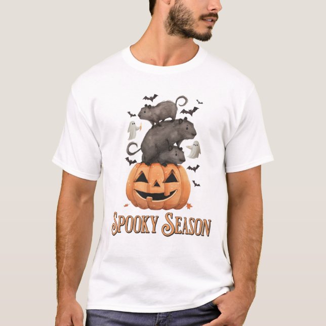 Camiseta Halloween Capybara (Frente)