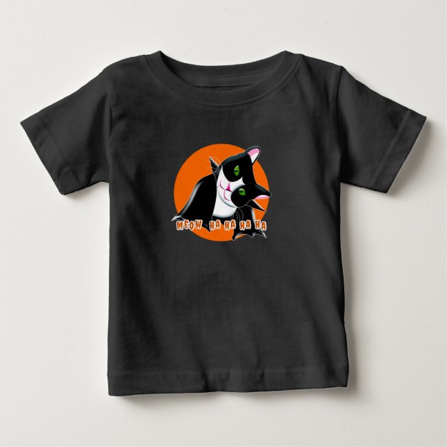 Camiseta Halloween Cat (Frente)
