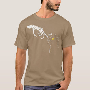 Camiseta Halloween Cat Black Lover Skeleton Skeleton Boop e
