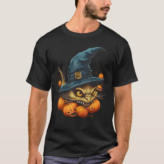 Camiseta Halloween Catfish Lover Pesca Costume (Frente)