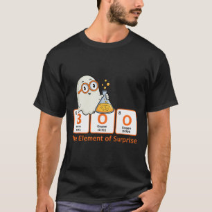 Camiseta Halloween Chemistry Boo Element Of Surprise Cu