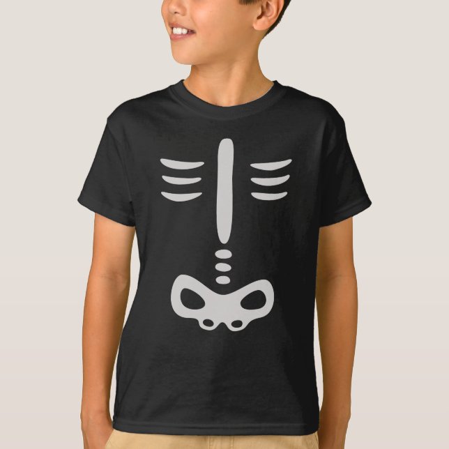Camiseta Halloween Children Skeleton Costume (Frente)