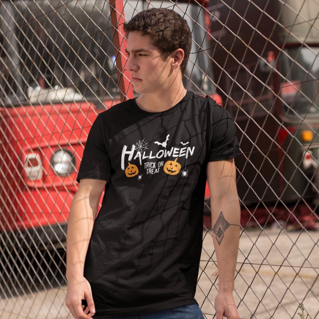 Camiseta Halloween Clássico: Trick ou Tratat (Criador carregado)