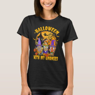 Camiseta Halloween Com Minha Bruxa Fantasia Louca
