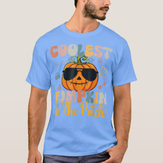 Camiseta Halloween Coolest Pumpkin In The Patch Groovy Funn