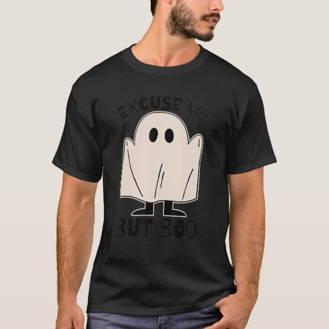 Camiseta Halloween Costume Boo Crew Com Licença Mas Boo (Frente)