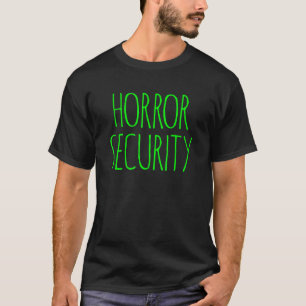 CAMISETA HALLOWEEN COSTUME HORROR SECURITY DECORATIONS MENS