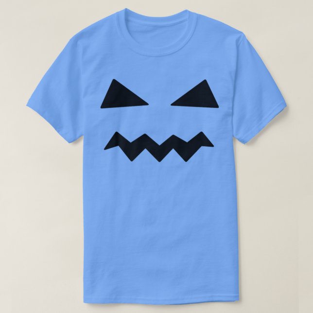 Camiseta Halloween Costume Jack O' Lantern Pumpkin Face Wom (Frente do Design)