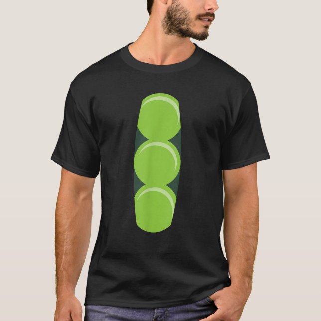 Camiseta Halloween Costume Peas in A Pod Funny Matching  (Frente)
