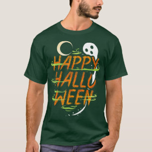 Camiseta Halloween Costume Spirit Ghost Moon Deseja Feliz H