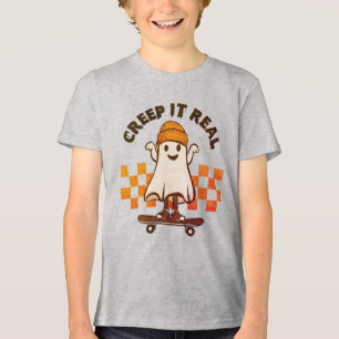 Camiseta Halloween Creep It Real Curioso skate Ghost