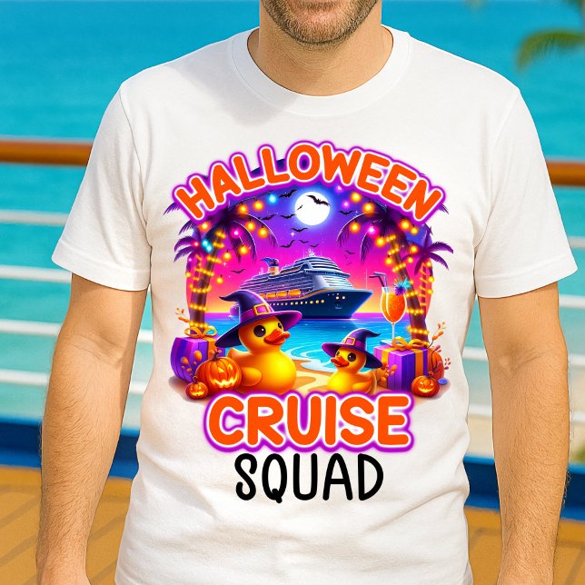 Camiseta Halloween Cruise Squad Shirts (Criador carregado)