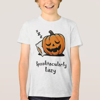 Camiseta Halloween da Abóbora Preguiçosa Espetacular