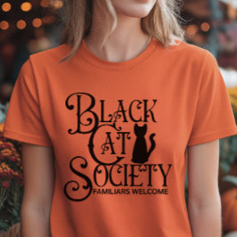 Camiseta Halloween da Black Cat Society