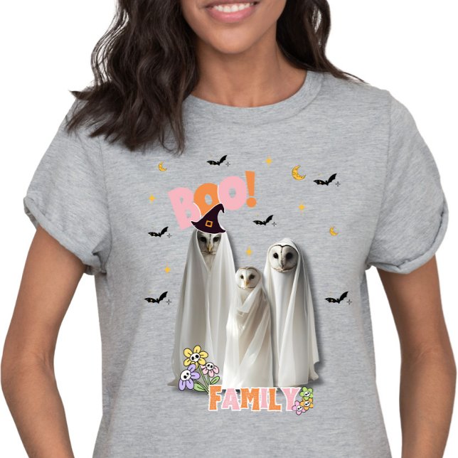 Camiseta Halloween Da Família Owl-Ointereen (Criador carregado)