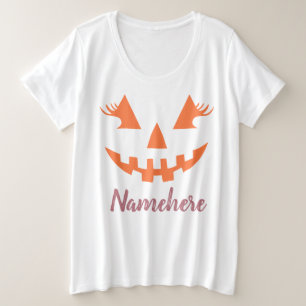 Camiseta Halloween da Girly Jack O Lanterna Pumpkin Persona