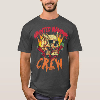 Camiseta Halloween Da Mansão De Bewitch Assombrada Pela Tri